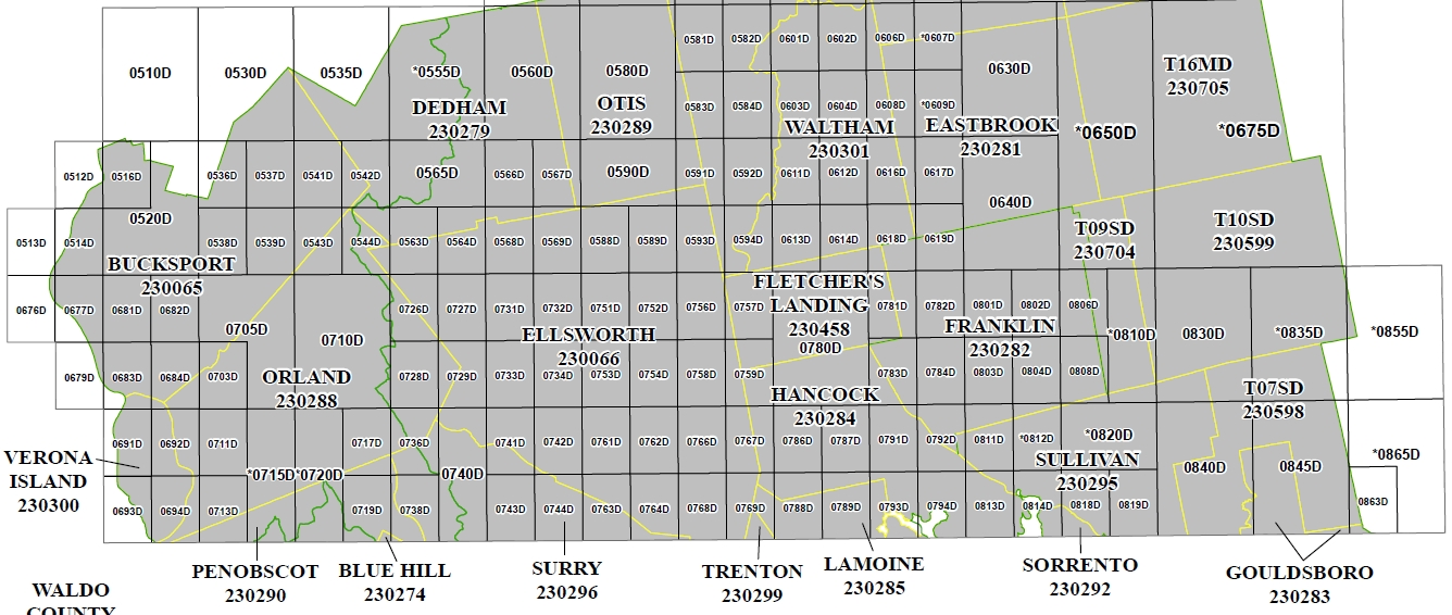 Northern Hancock County Floodplain Map